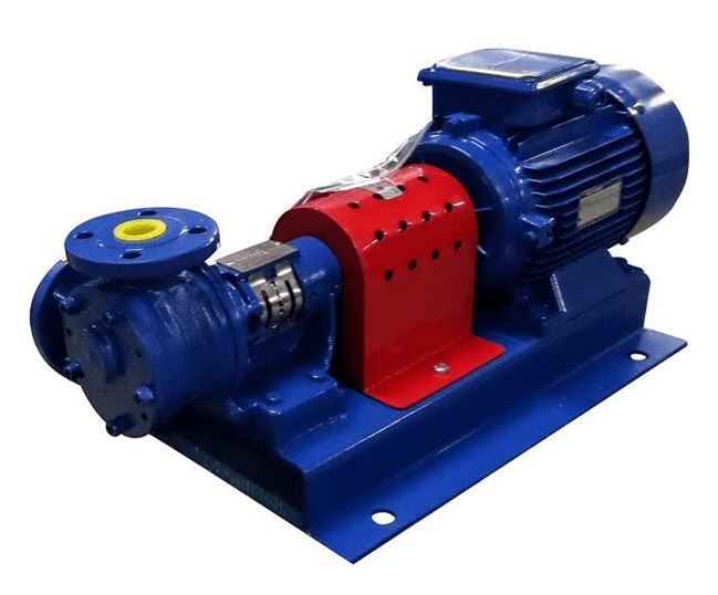 North Ridge FIG90C Close Coupled Internal Gear Pump with 90° Flange Connections