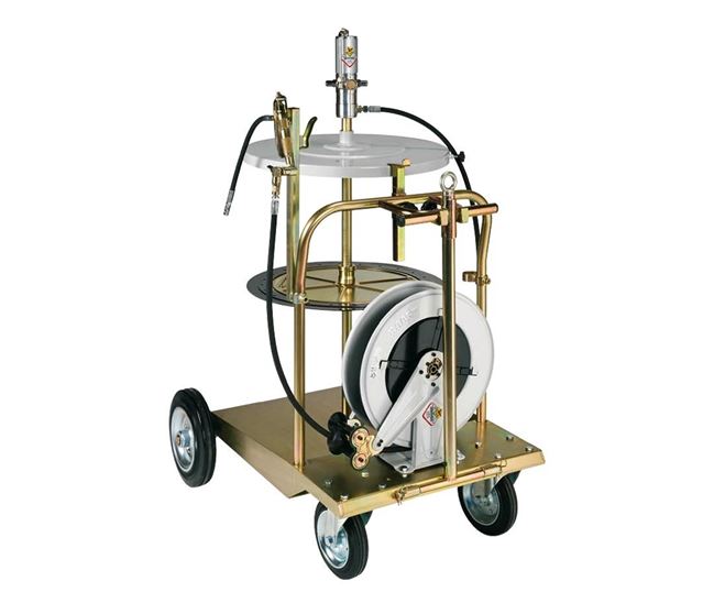 RAASM 180 - 220 kg Drum Trolley Mounted Grease Dispensing Kits