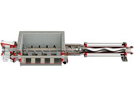 North Ridge DHP-JHP Progressive Cavity Pump with hopper and bridge breaker