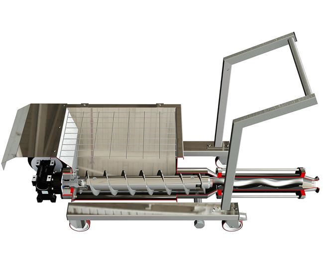 North Ridge DHE Food Grade Progressive Cavity Pump with Oenological Hopper