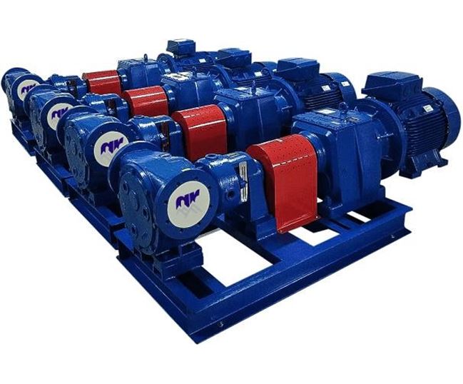 North Ridge FIG180CL Close Coupled Internal Gear Pump with Extended Gear Length and In-Line Flange Connections