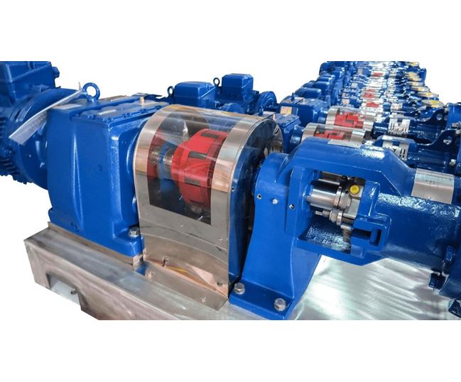 North Ridge FIG180D Internal Gear Pump with Enlarged Gear Diameter and In-Line Flange Connections