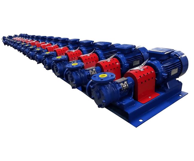 North Ridge FIG90 Internal Gear Pump with 90° Flange Connections