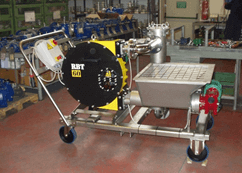 Mobile Peristaltic Pump with Hopper