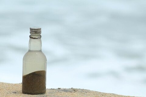 Bottle showing Solid Separation similar to Flocculation