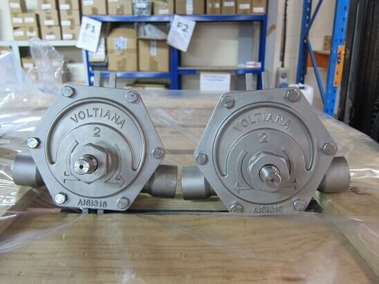 Rotary Vane Hand Pumps in Stainless Steel