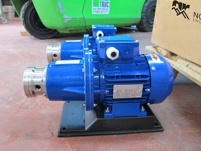 NRHTP300/AISI-316 Magnetic Drive Rotary Vane low flow rate Self-Priming Pump for bilge water
