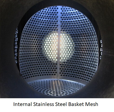 Plastic swimming pool pump filter mesh