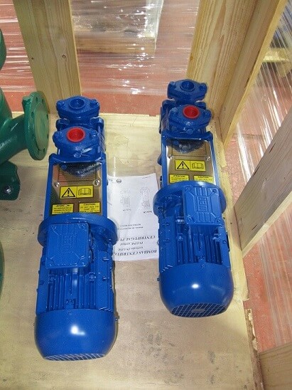 Marine Type Approved Pumps for Hot Water Boosting
