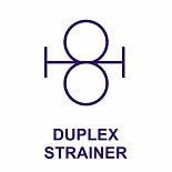 Duplex Strainer P&ID Symbol