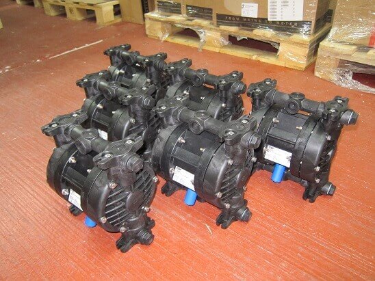 PVDF and PTFE diaphragm pumps