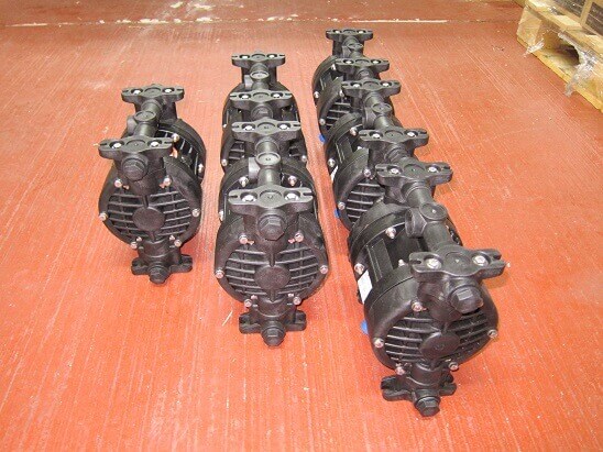 Air pumps for acids and alkalis