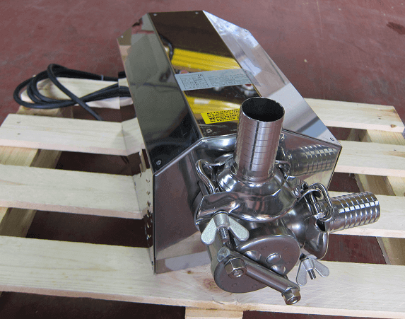 Food grade flexible impeller pump for syrup transfer