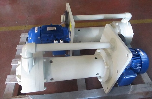 Polypropylene Immersion Pumps for Circulation of Battery Electrolyte Solution