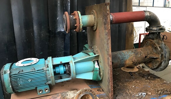 Rusted Cantilever Pump