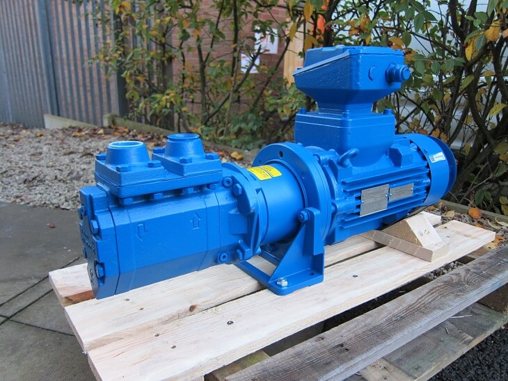 Atex Triple Screw Pump for Lube Oil Recirculation